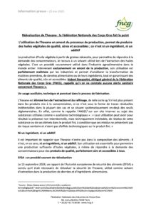 HEXANE - Réévaluation, la FNCG fait le point